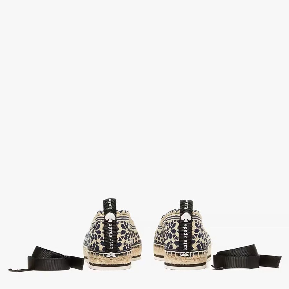 LAST CHANCE KATE SPADE NEW YORK Knottingham Floral Knit Espadrilles - Picture 8 of 9